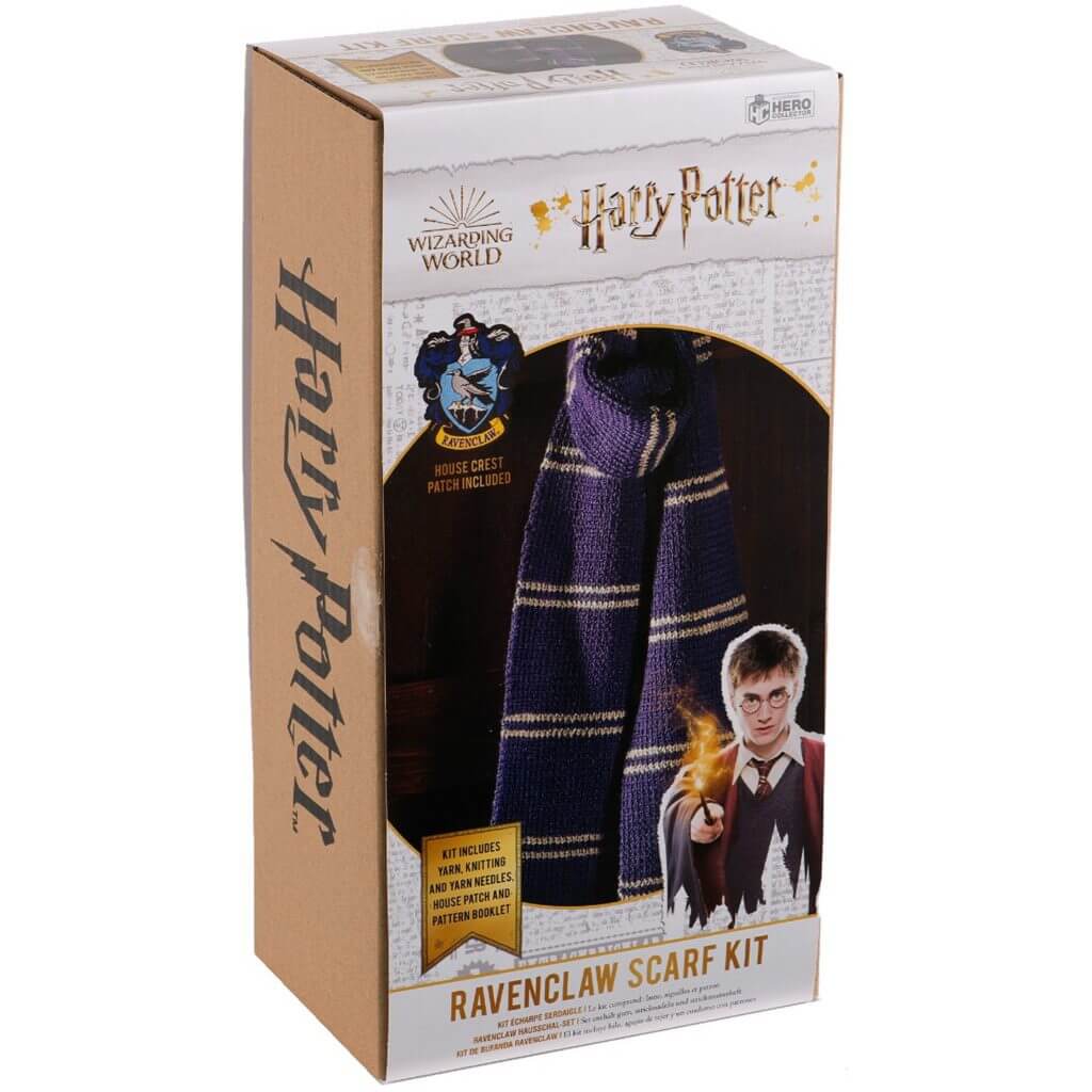 Harry Potter Ravenclaw Scarf Knitting Set - Olleke Wizarding Shop Amsterdam Brugge London