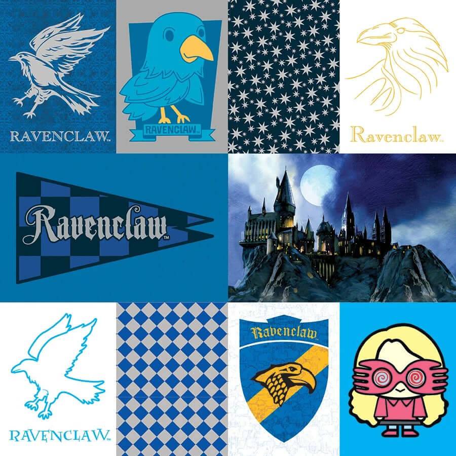 Harry Potter Ravenclaw Tag Double Sided Embellished Paper - Olleke Wizarding Shop Amsterdam Brugge London