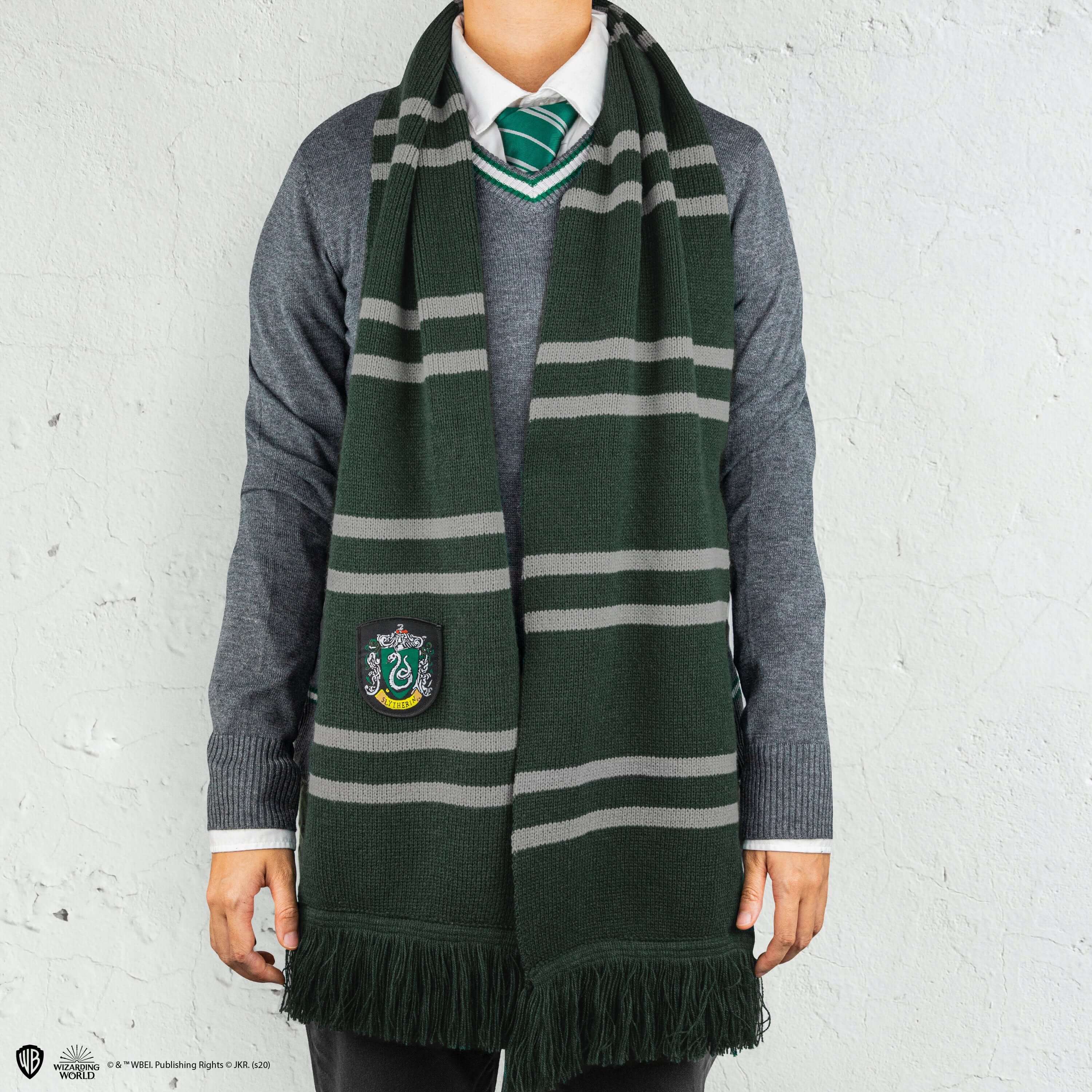 Harry Potter scarf Slytherin - Olleke Wizarding Shop Amsterdam Brugge London