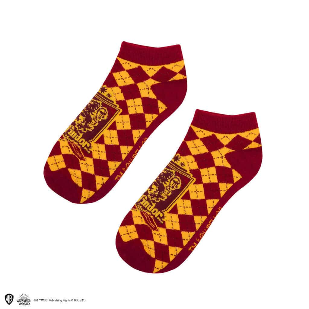 Harry Potter Set of 3 Ankle Socks - Gryffindor - Olleke Wizarding Shop Amsterdam Brugge London