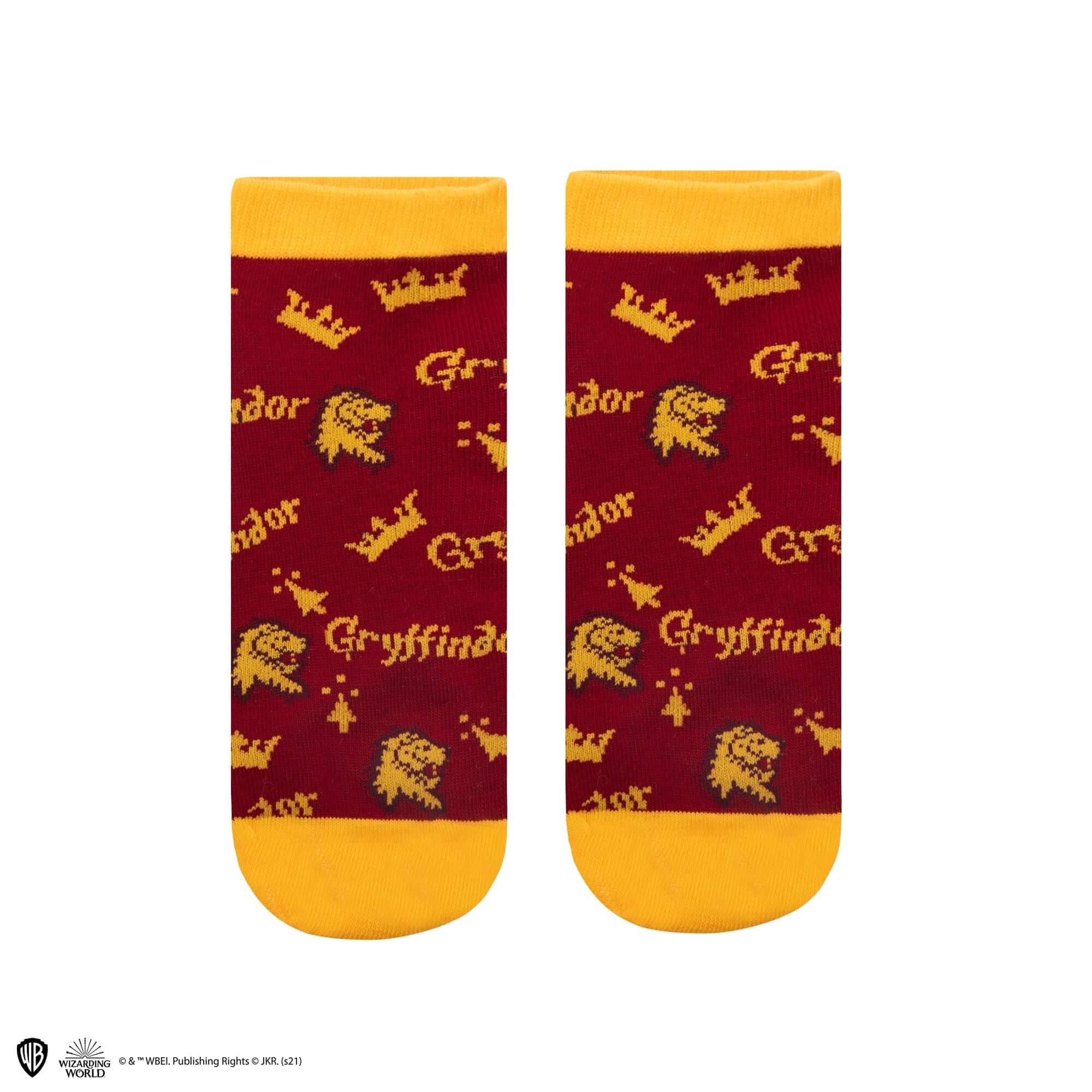 Harry Potter Set of 3 Ankle Socks - Gryffindor - Olleke Wizarding Shop Amsterdam Brugge London