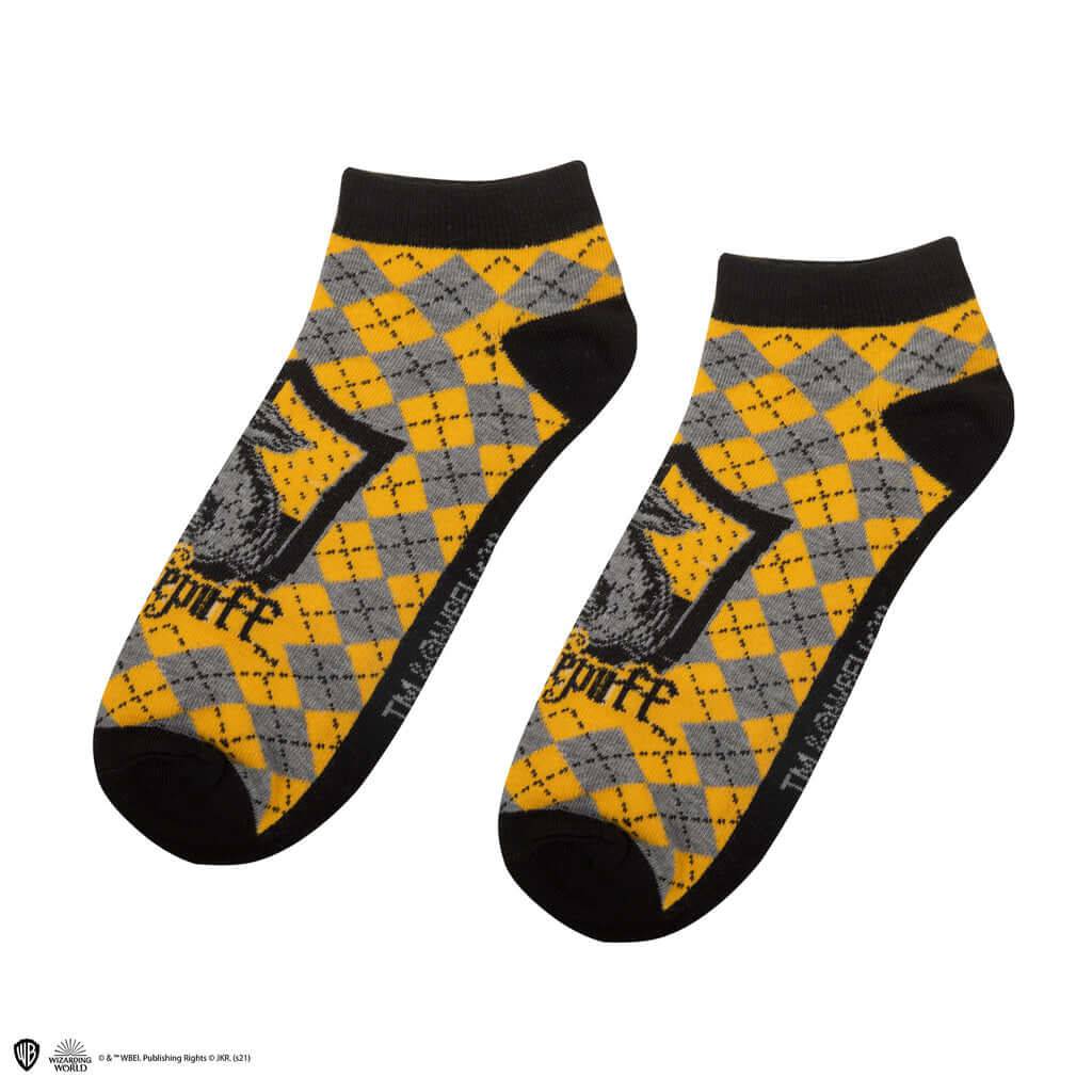 Harry Potter Set of 3 Ankle Socks - Hufflepuff - Olleke Wizarding Shop Amsterdam Brugge London