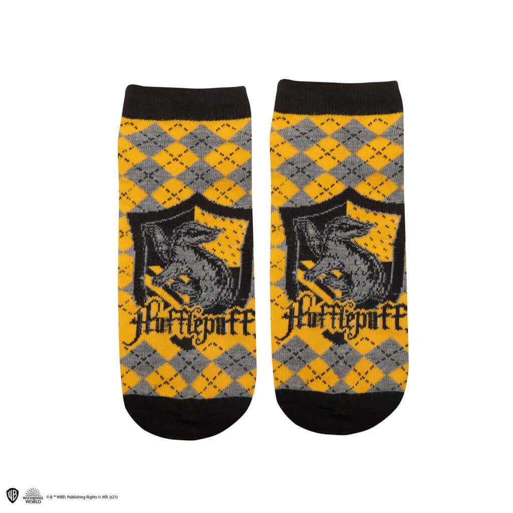 Harry Potter Set of 3 Ankle Socks - Hufflepuff - Olleke Wizarding Shop Amsterdam Brugge London