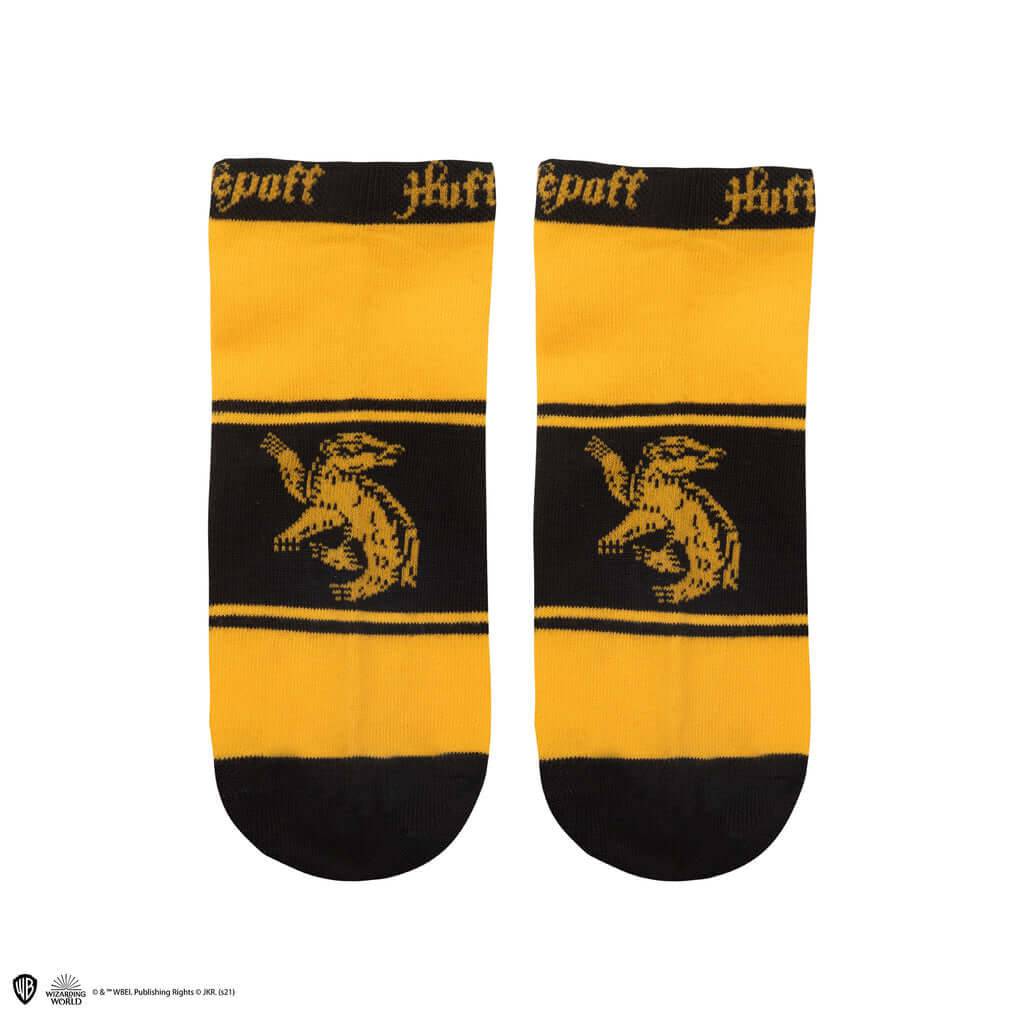 Harry Potter Set of 3 Ankle Socks - Hufflepuff - Olleke Wizarding Shop Amsterdam Brugge London