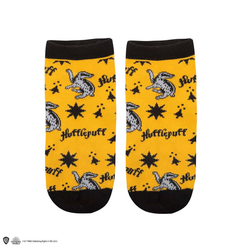 Harry Potter Set of 3 Ankle Socks - Hufflepuff - Olleke Wizarding Shop Amsterdam Brugge London