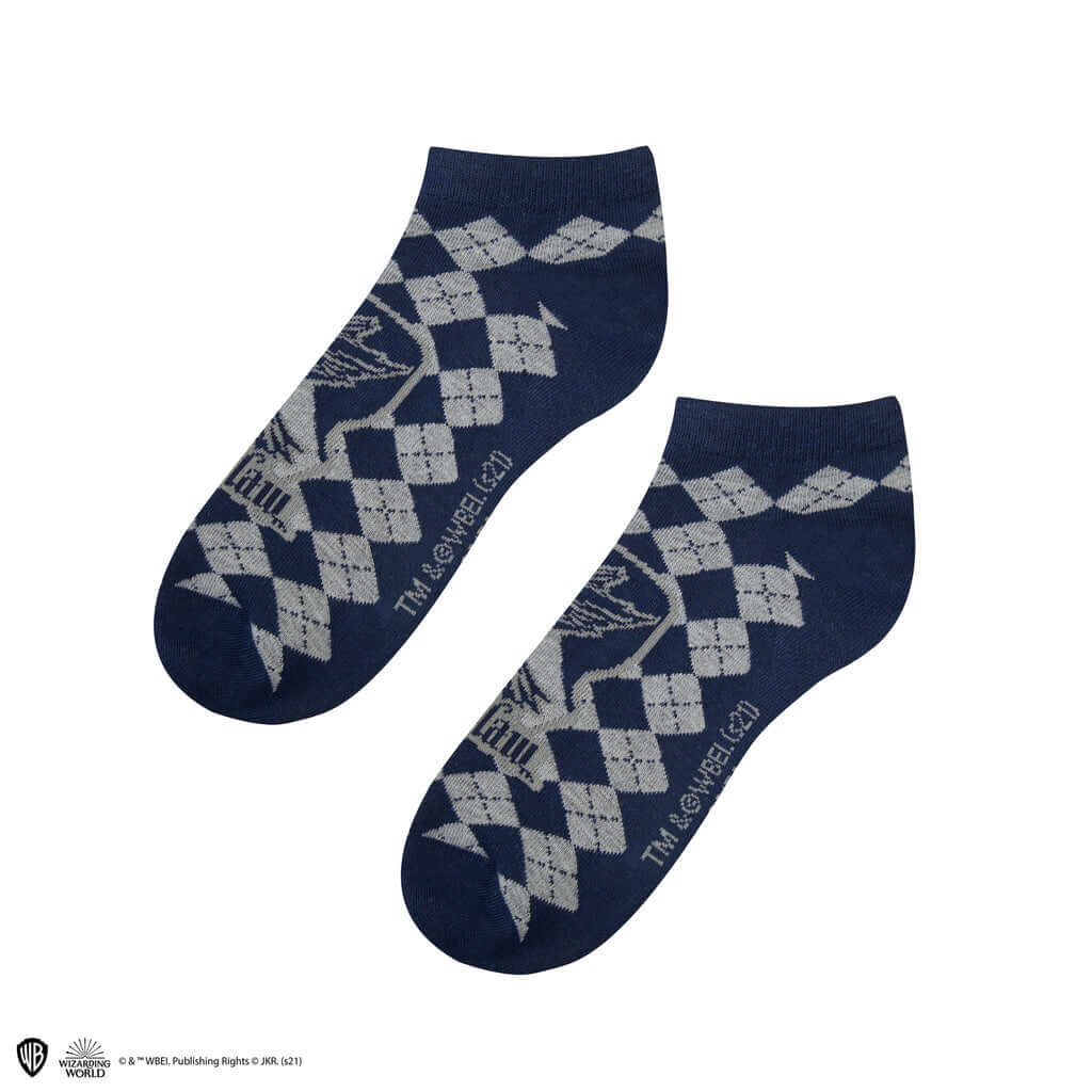 Harry Potter Set of 3 Ankle Socks - Ravenclaw - Olleke Wizarding Shop Amsterdam Brugge London