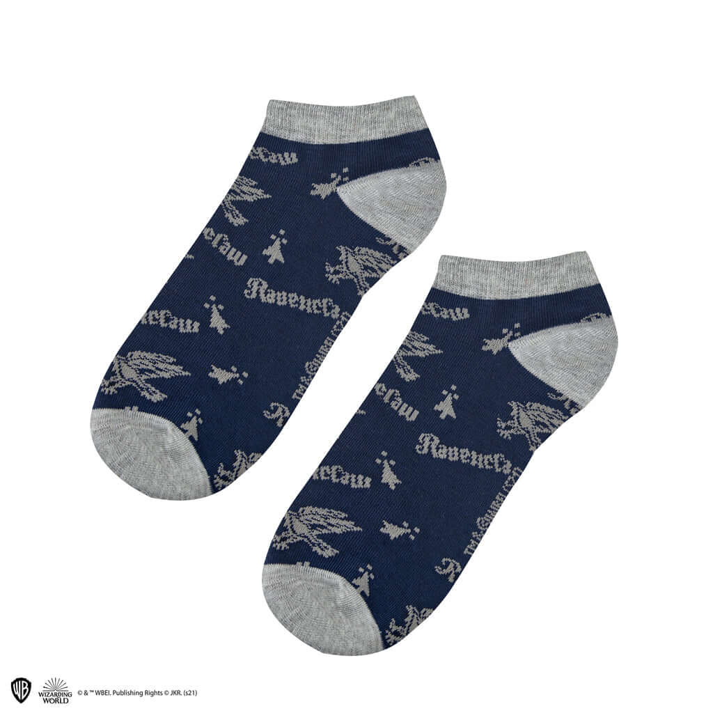 Harry Potter Set of 3 Ankle Socks - Ravenclaw - Olleke Wizarding Shop Amsterdam Brugge London