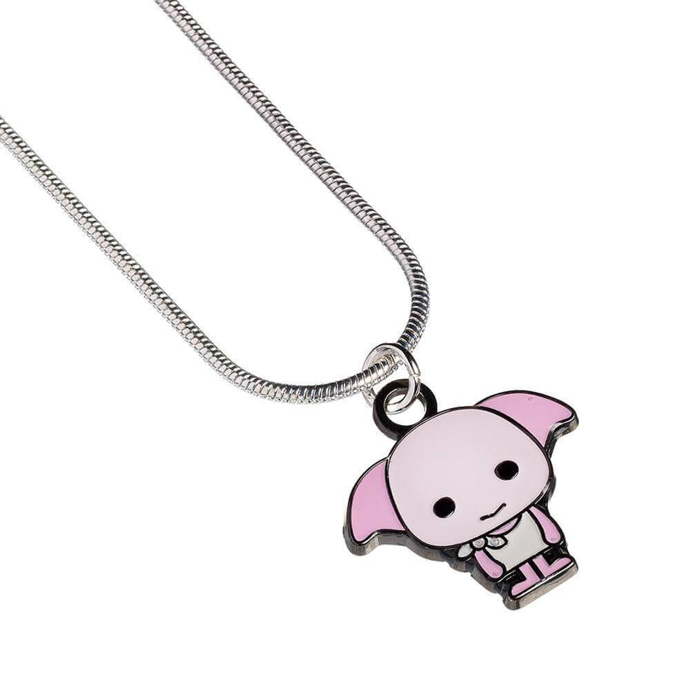 Harry Potter Silver Plated Necklace Chibi Dobby - Olleke Wizarding Shop Amsterdam Brugge London