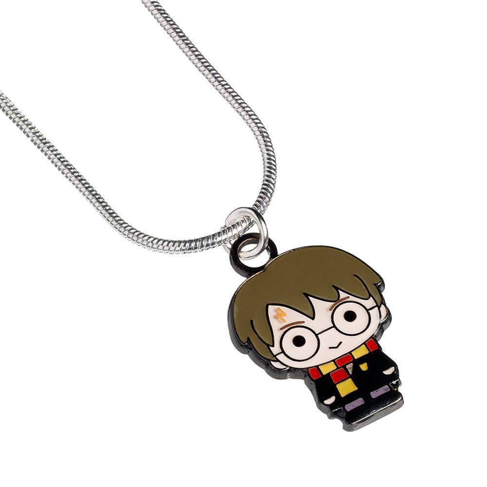 Harry Potter Silver Plated Necklace Chibi Harry - Olleke Wizarding Shop Amsterdam Brugge London