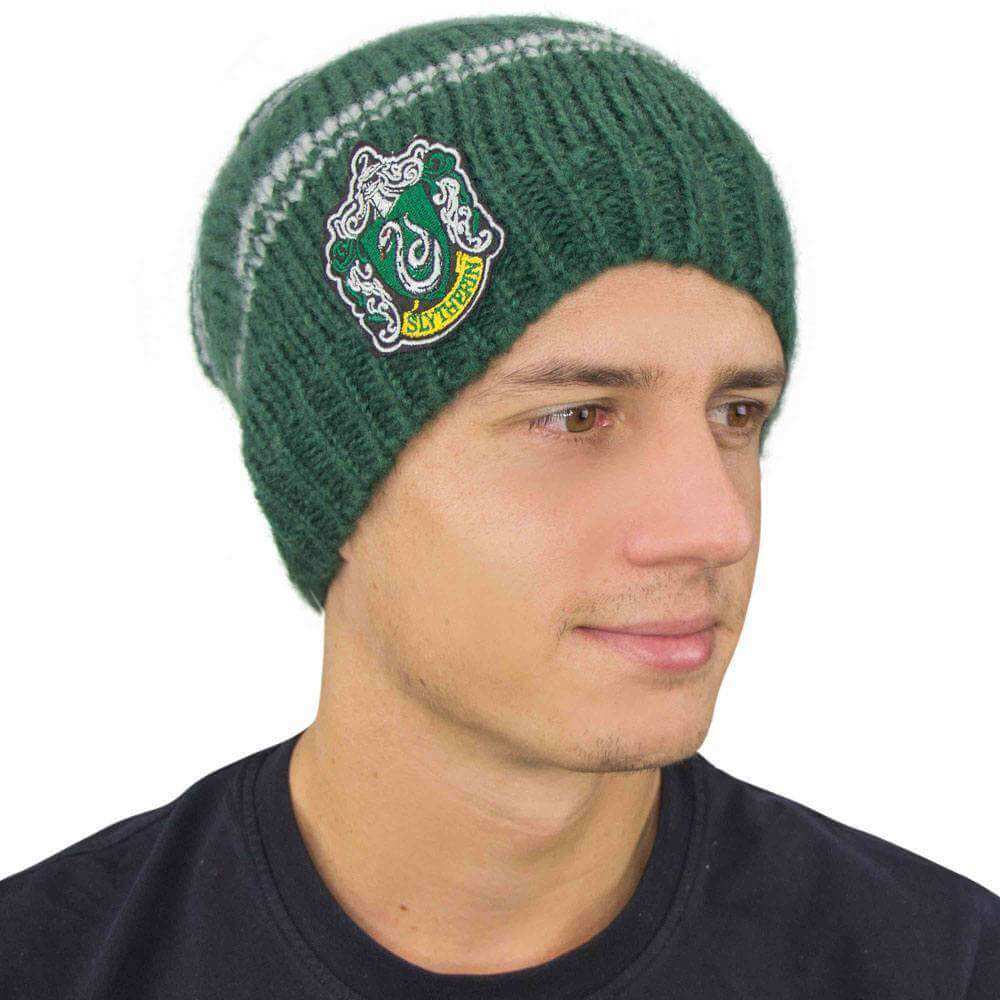 Harry Potter Slouchy Beanie Slytherin - Olleke Wizarding Shop Amsterdam Brugge London