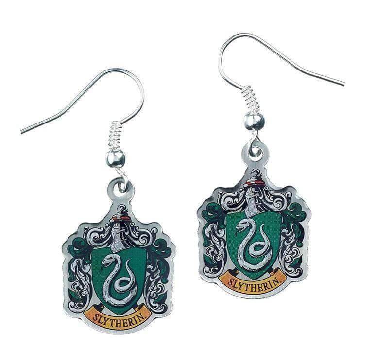 Harry Potter Slytherin Crest Earrings - Olleke Wizarding Shop Amsterdam Brugge London