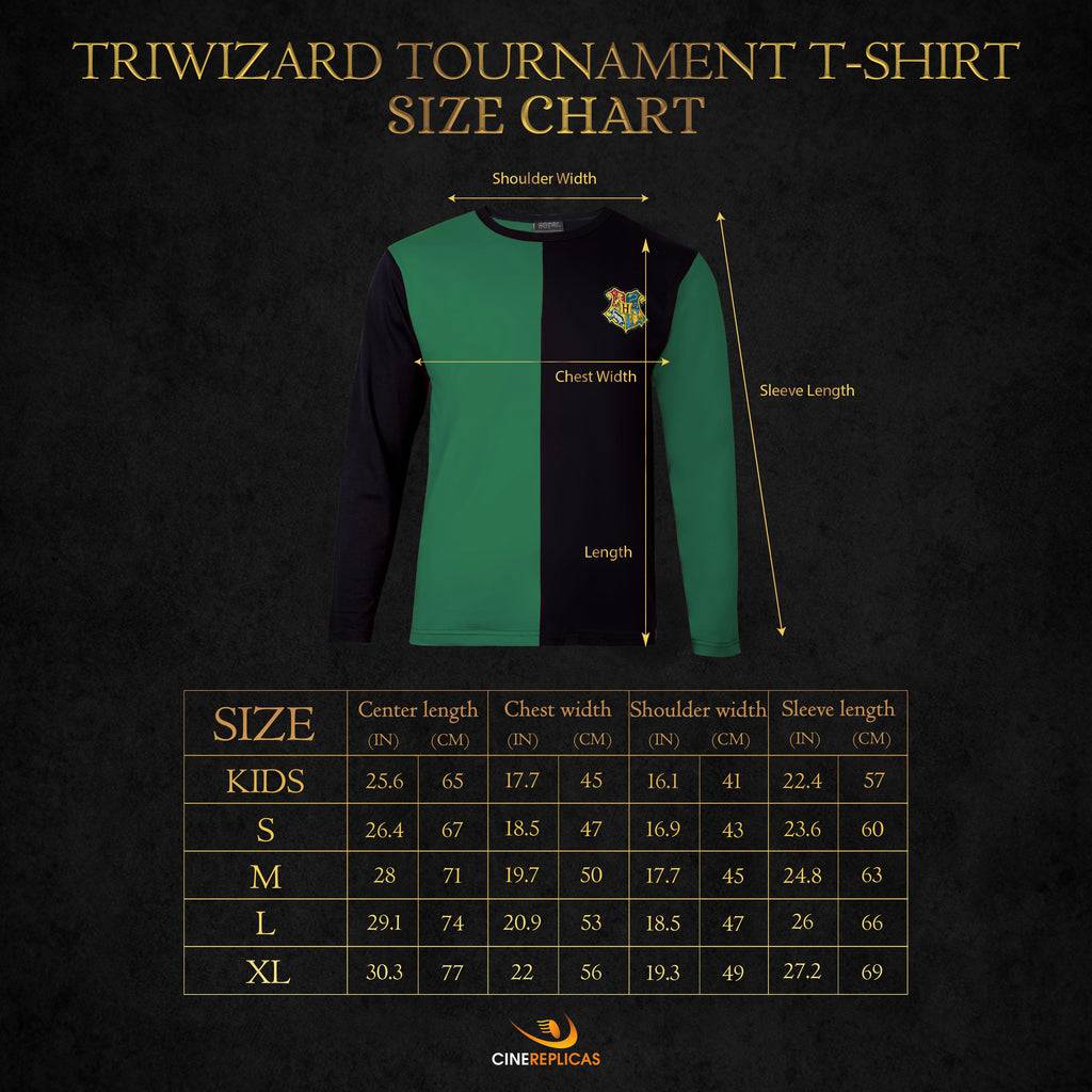 Draco Malfoy Triwizard Tournament T-Shirt - Olleke Wizarding Shop Amsterdam Brugge London