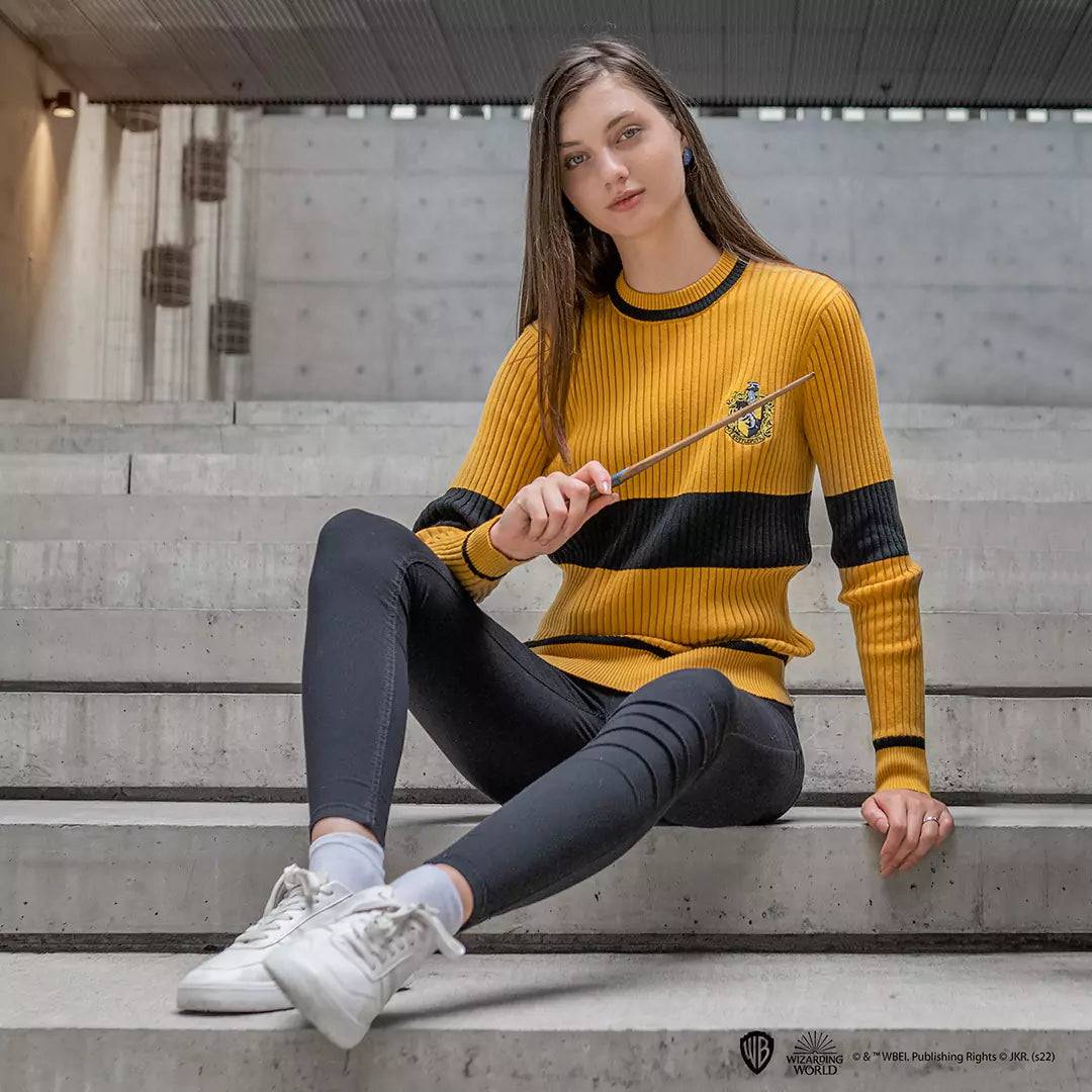 Harry Potter Hufflepuff Quidditch Sweater - Olleke Wizarding Shop Amsterdam Brugge London