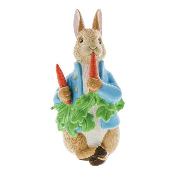 Peter Rabbit with Radishes Porcelain Figurine - Limited Edition - Olleke Wizarding Shop Amsterdam Brugge London