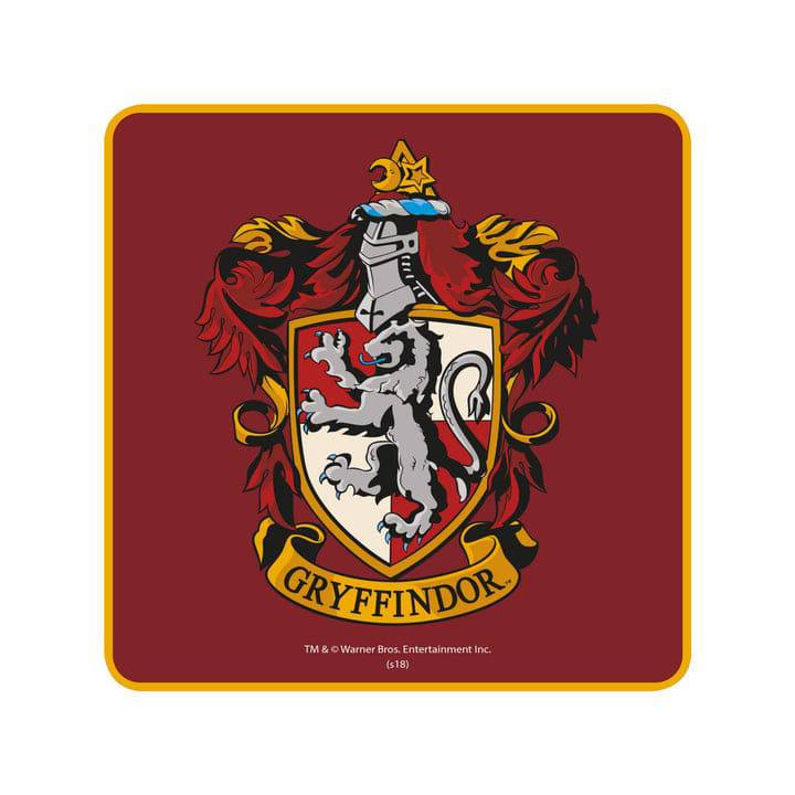 Harry Potter Coaster - Gryffindor - Olleke Wizarding Shop Amsterdam Brugge London