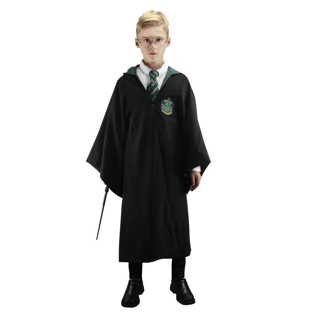 Harry Potter Slytherin Kids Robe - Olleke Wizarding Shop Amsterdam Brugge London