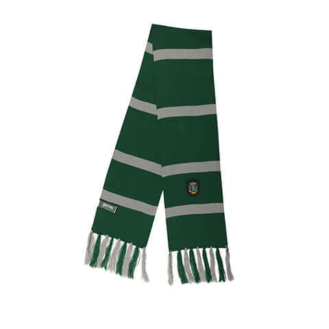 Harry Potter Slytherin Scarf Skinny Size - Olleke Wizarding Shop Amsterdam Brugge London