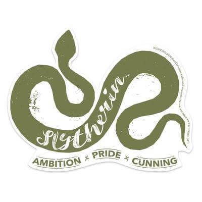 Harry Potter Slytherin Vinyl Sticker - Olleke Wizarding Shop Amsterdam Brugge London