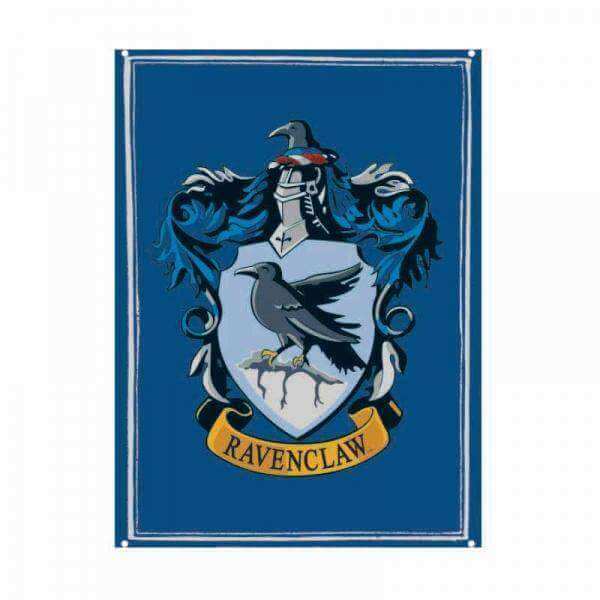 Harry Potter Small Tin Sign Ravenclaw Crest - Olleke Wizarding Shop Amsterdam Brugge London