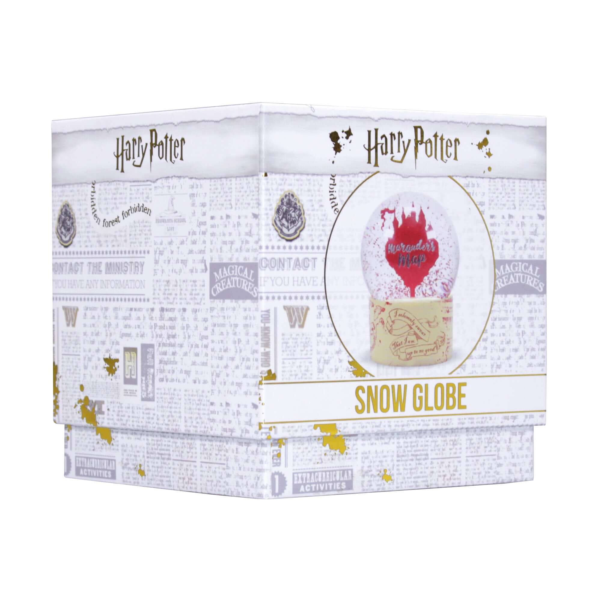 Harry Potter Snow Globe - Marauders Map - Olleke Wizarding Shop Amsterdam Brugge London