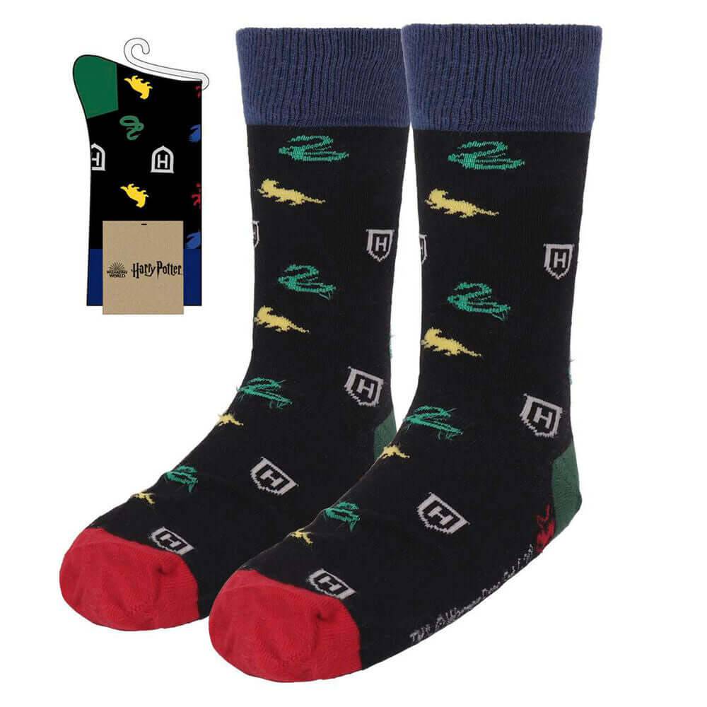 Harry Potter Socks House Crests - Olleke Wizarding Shop Amsterdam Brugge London