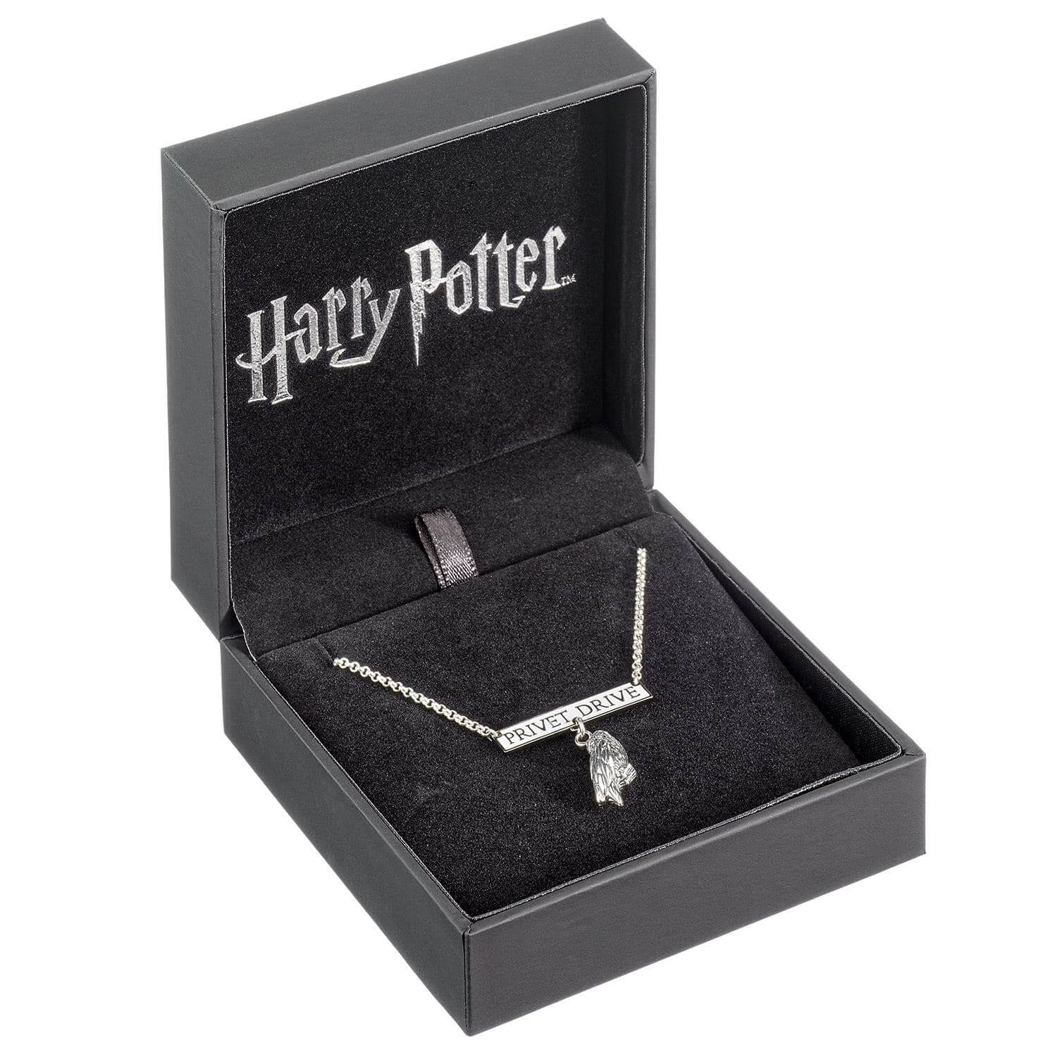 Harry Potter Sterling Silver Privet Drive Necklace with Hedwig Charm - Olleke Wizarding Shop Amsterdam Brugge London