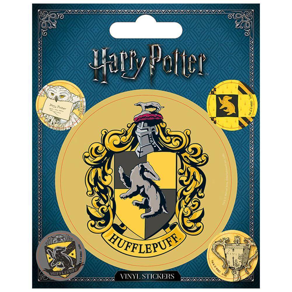 Harry Potter Stickers Hufflepuff - Olleke Wizarding Shop Amsterdam Brugge London