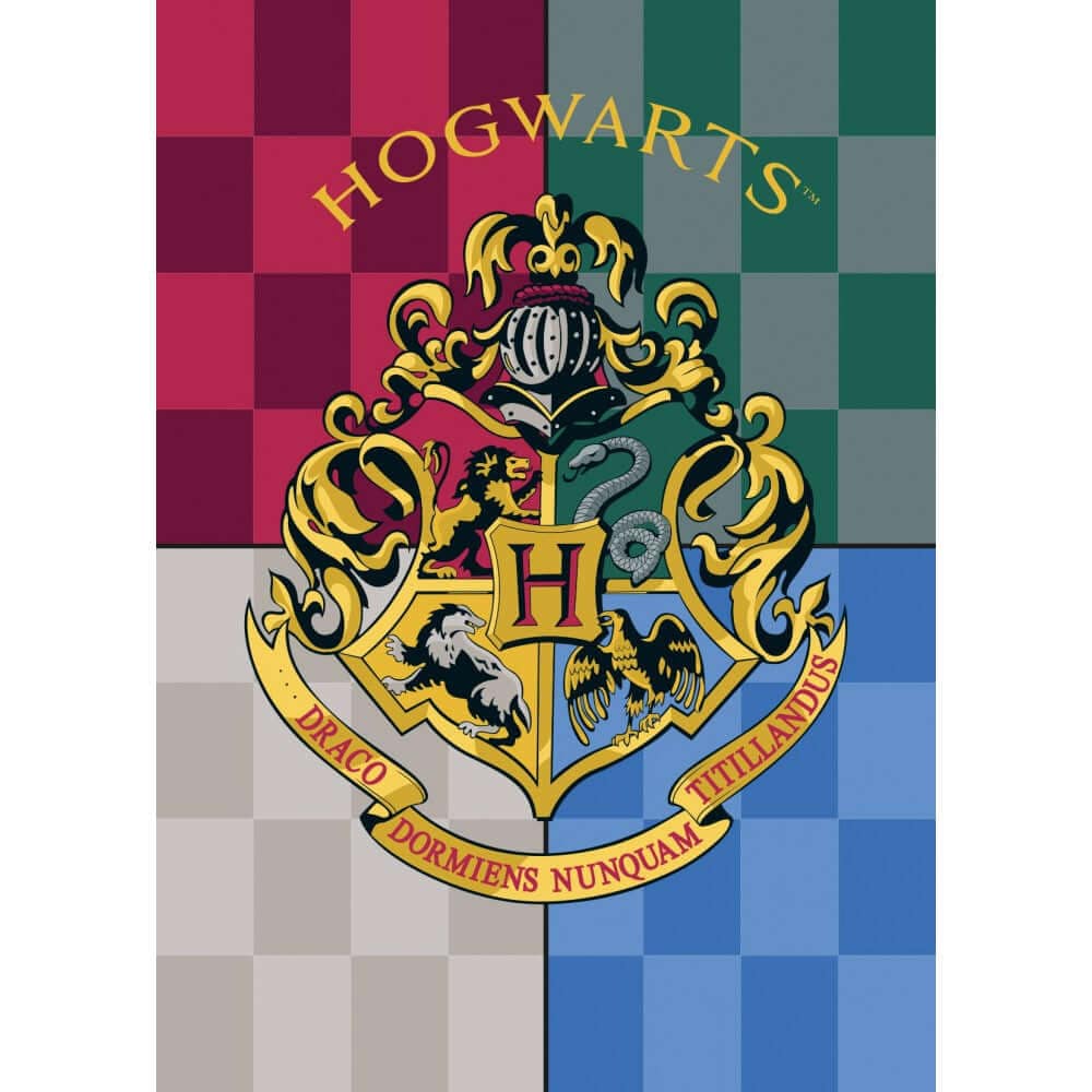 Harry Potter Throw Hogwarts Crest - Olleke Wizarding Shop Amsterdam Brugge London