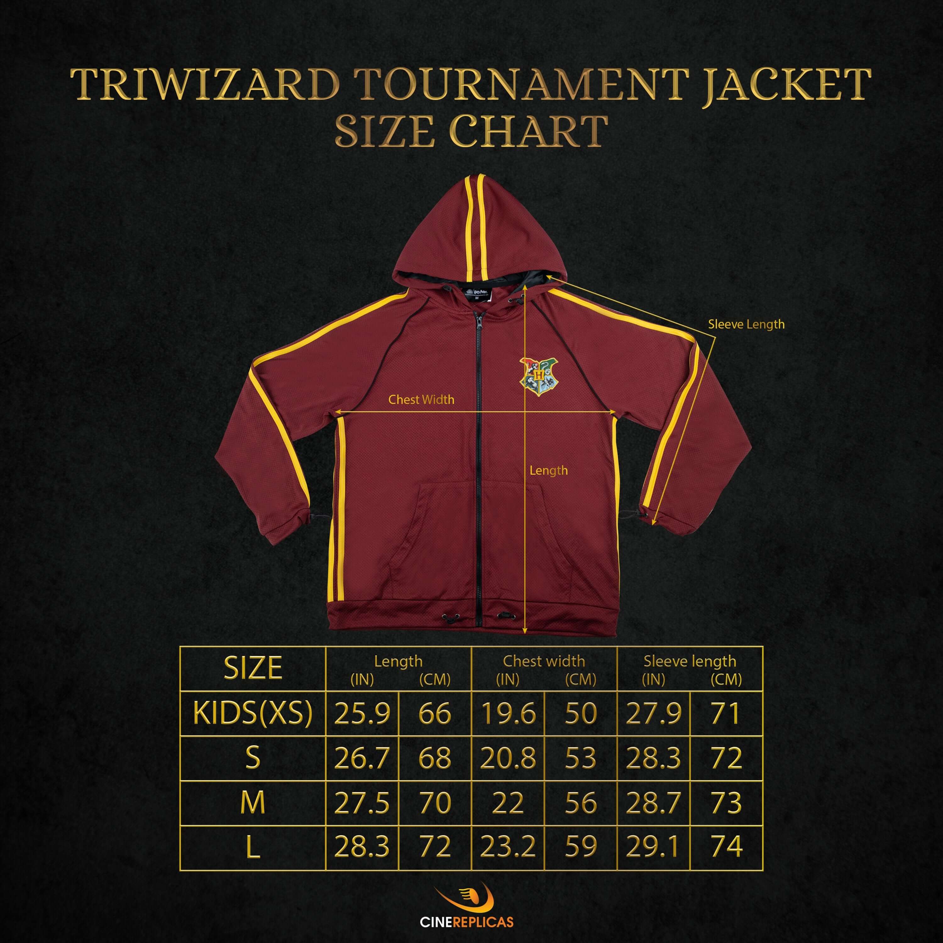 Harry Potter Triwizard Tournament Jacket - Olleke Wizarding Shop Amsterdam Brugge London