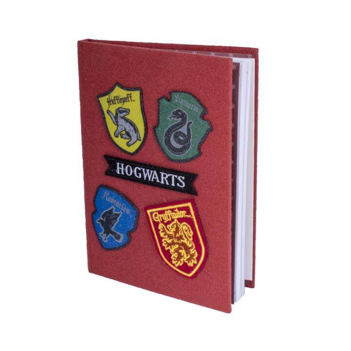 Harry Potter Velcro Notebook with Patches - Olleke Wizarding Shop Amsterdam Brugge London