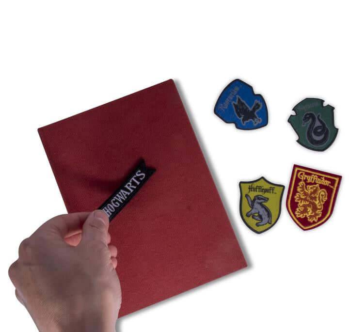 Harry Potter Velcro Notebook with Patches - Olleke Wizarding Shop Amsterdam Brugge London