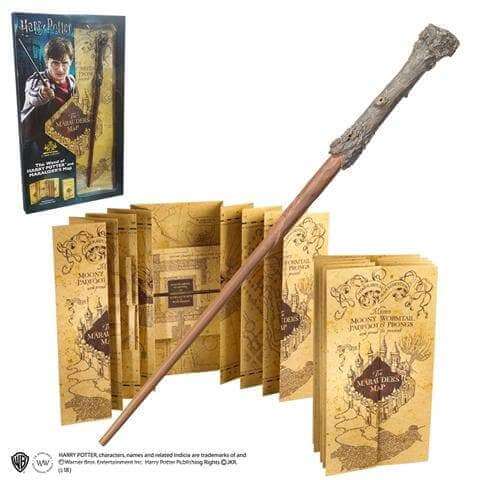 Harry Potter Wand and Marauders Map - Olleke Wizarding Shop Amsterdam Brugge London