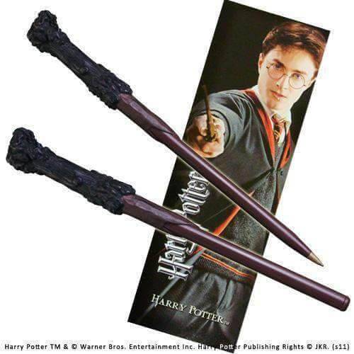 Harry Potter Wand Pen and Bookmark - Olleke Wizarding Shop Amsterdam Brugge London