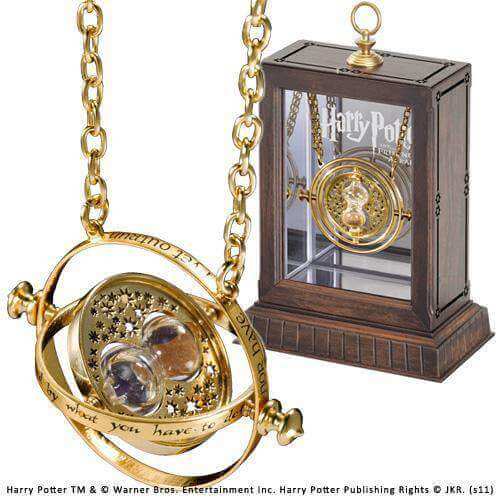 Hermione’s Time Turner 24K plated - Olleke Wizarding Shop Amsterdam Brugge London