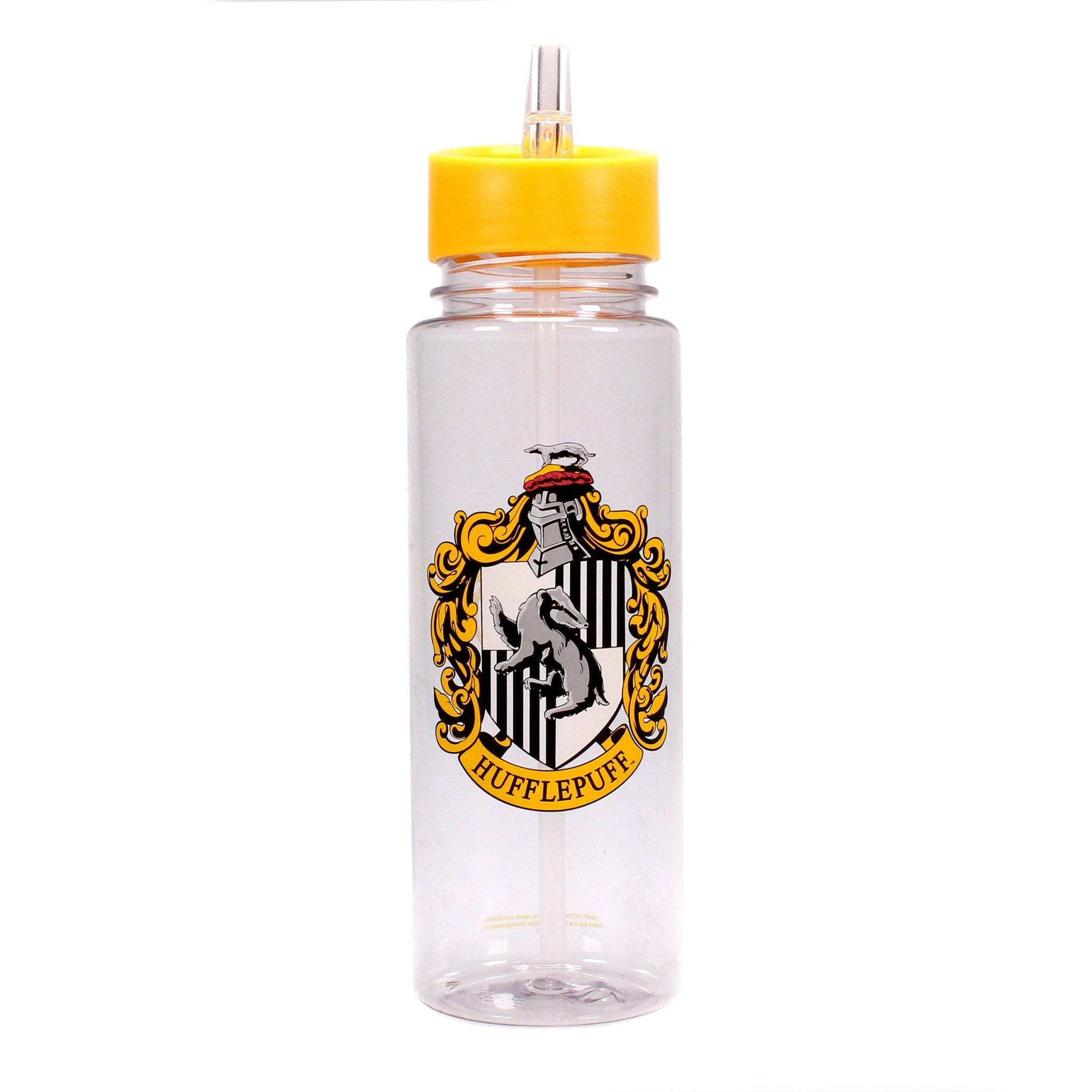 Harry Potter Water Bottle - Hufflepuff Crest - Olleke Wizarding Shop Amsterdam Brugge London