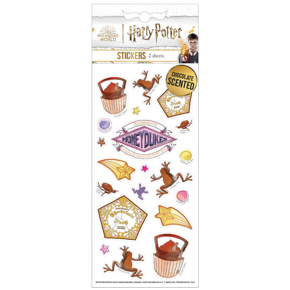 Harry Potter Stickers - Honeydukes (Chocolate Scented) - Olleke Wizarding Shop Amsterdam Brugge London