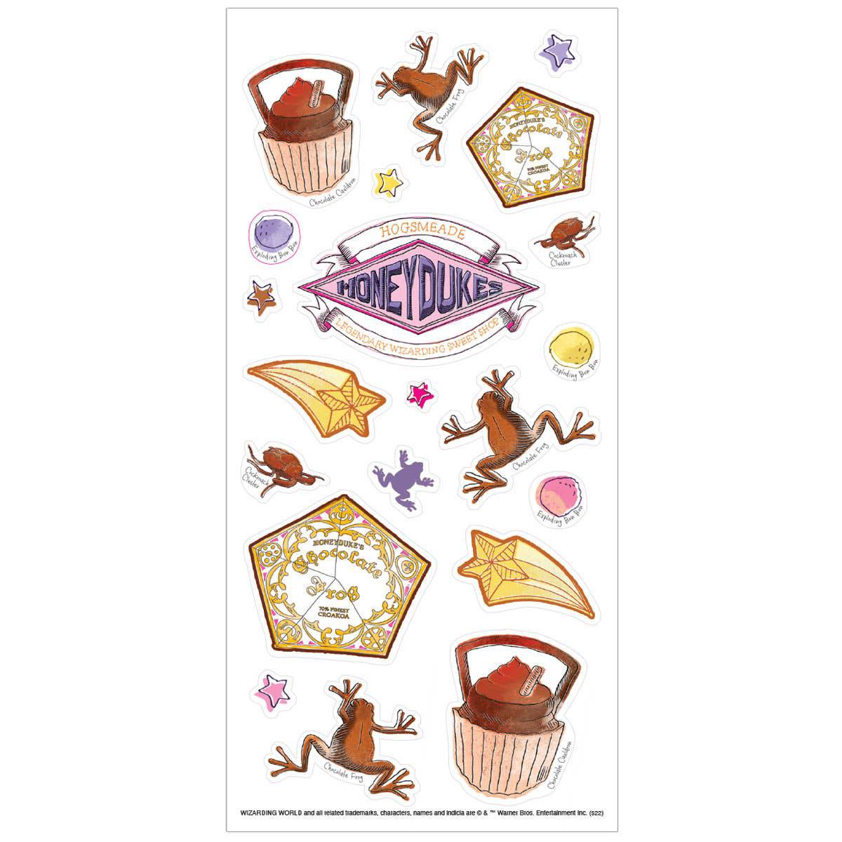 Harry Potter Stickers - Honeydukes (Chocolate Scented) - Olleke Wizarding Shop Amsterdam Brugge London