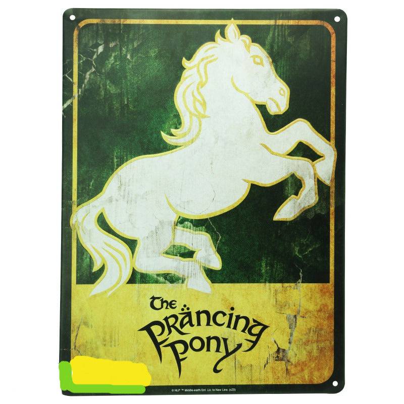 Lord of the Rings Metal sign Prancing Pony - Olleke Wizarding Shop Amsterdam Brugge London