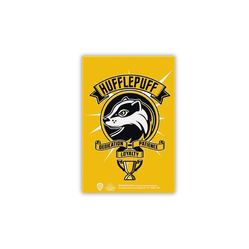 Harry Potter Metal Magnet - Hufflepuff Bright Colours - Olleke Wizarding Shop Amsterdam Brugge London