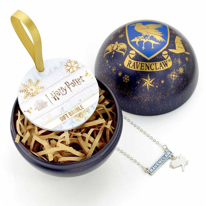 Harry Potter Ravenclaw Bauble with House Necklace - Olleke Wizarding Shop Amsterdam Brugge London