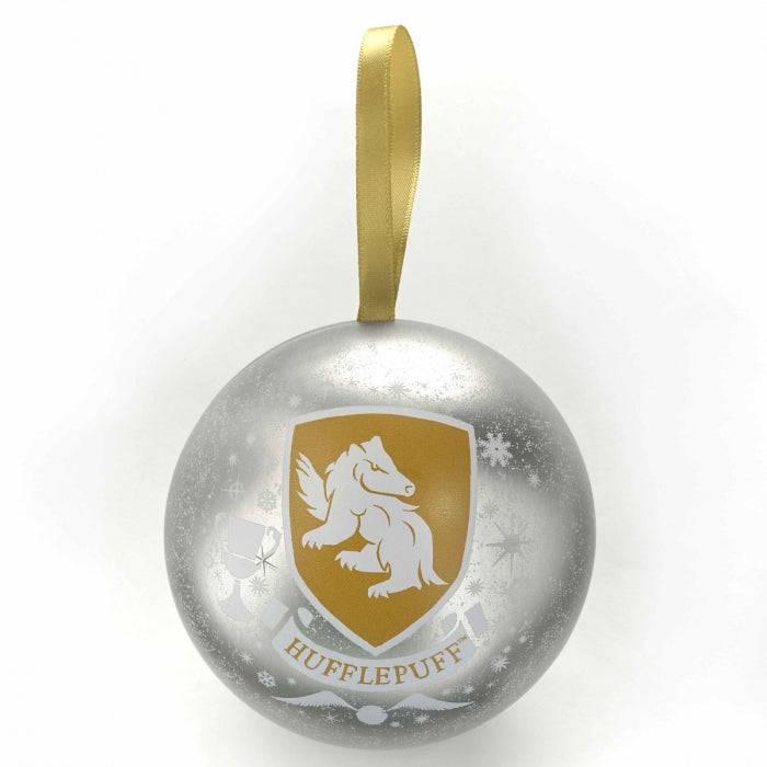 Harry Potter Hufflepuff Bauble with House Necklace - Olleke Wizarding Shop Amsterdam Brugge London