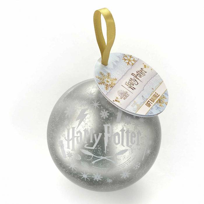 Harry Potter Hufflepuff Bauble with House Necklace - Olleke Wizarding Shop Amsterdam Brugge London