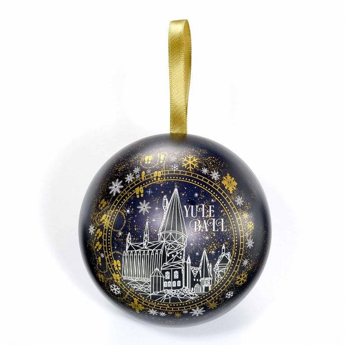 Harry Potter Yule Ball Blue Bauble with Lightning Bolt Drop Earrings - Olleke Wizarding Shop Amsterdam Brugge London