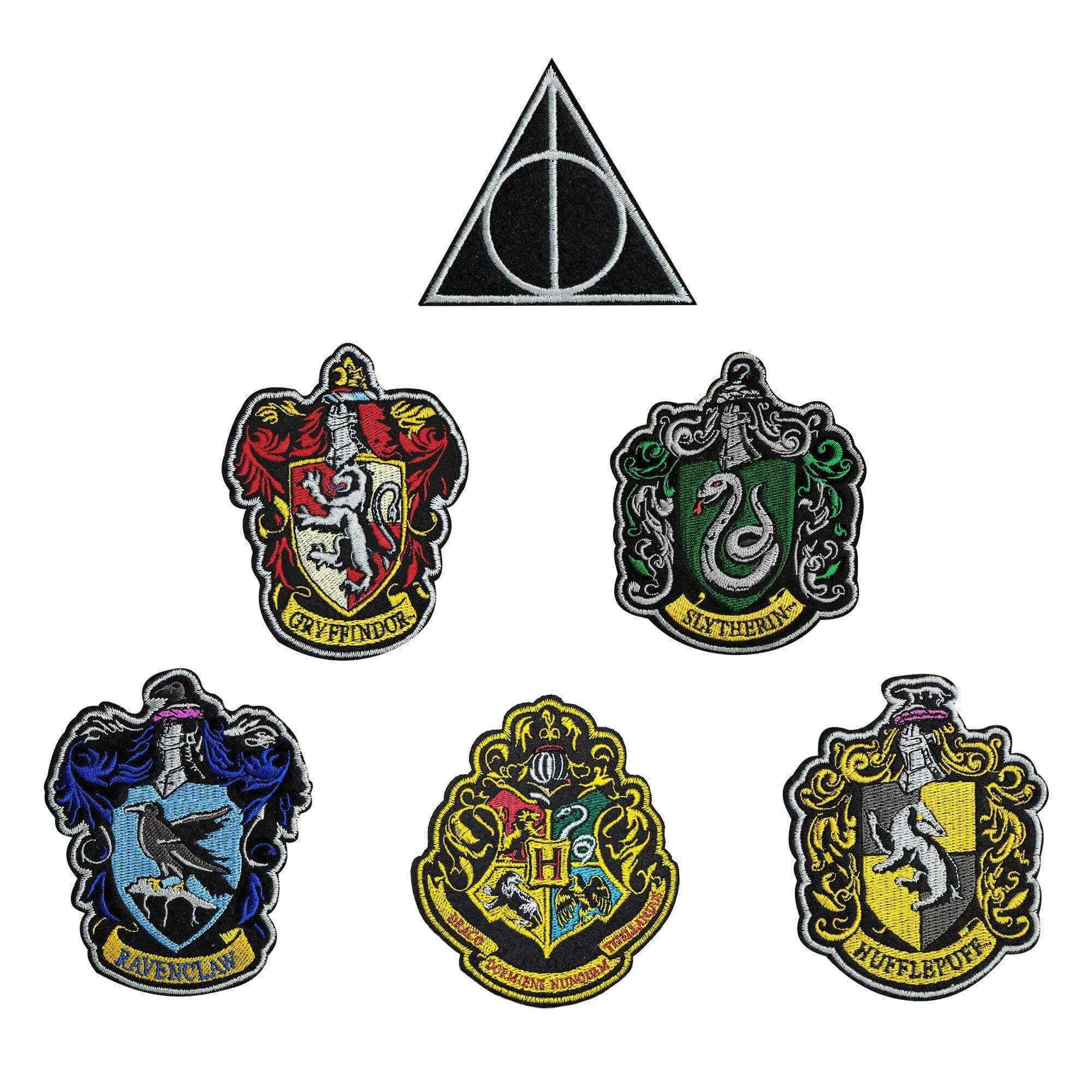 Hogwarts House Crest Iron On Patches Large - Olleke Wizarding Shop Amsterdam Brugge London