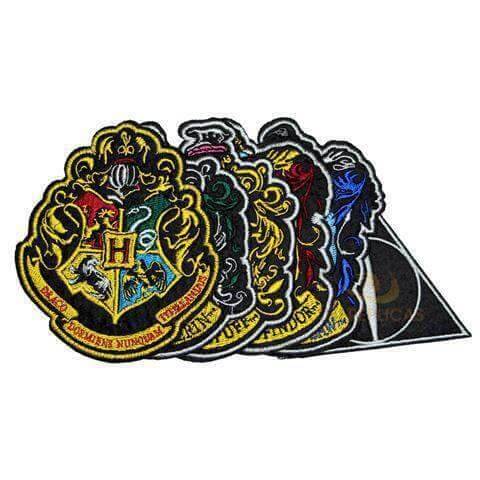 Hogwarts House Crest Iron On Patches Large - Olleke Wizarding Shop Amsterdam Brugge London