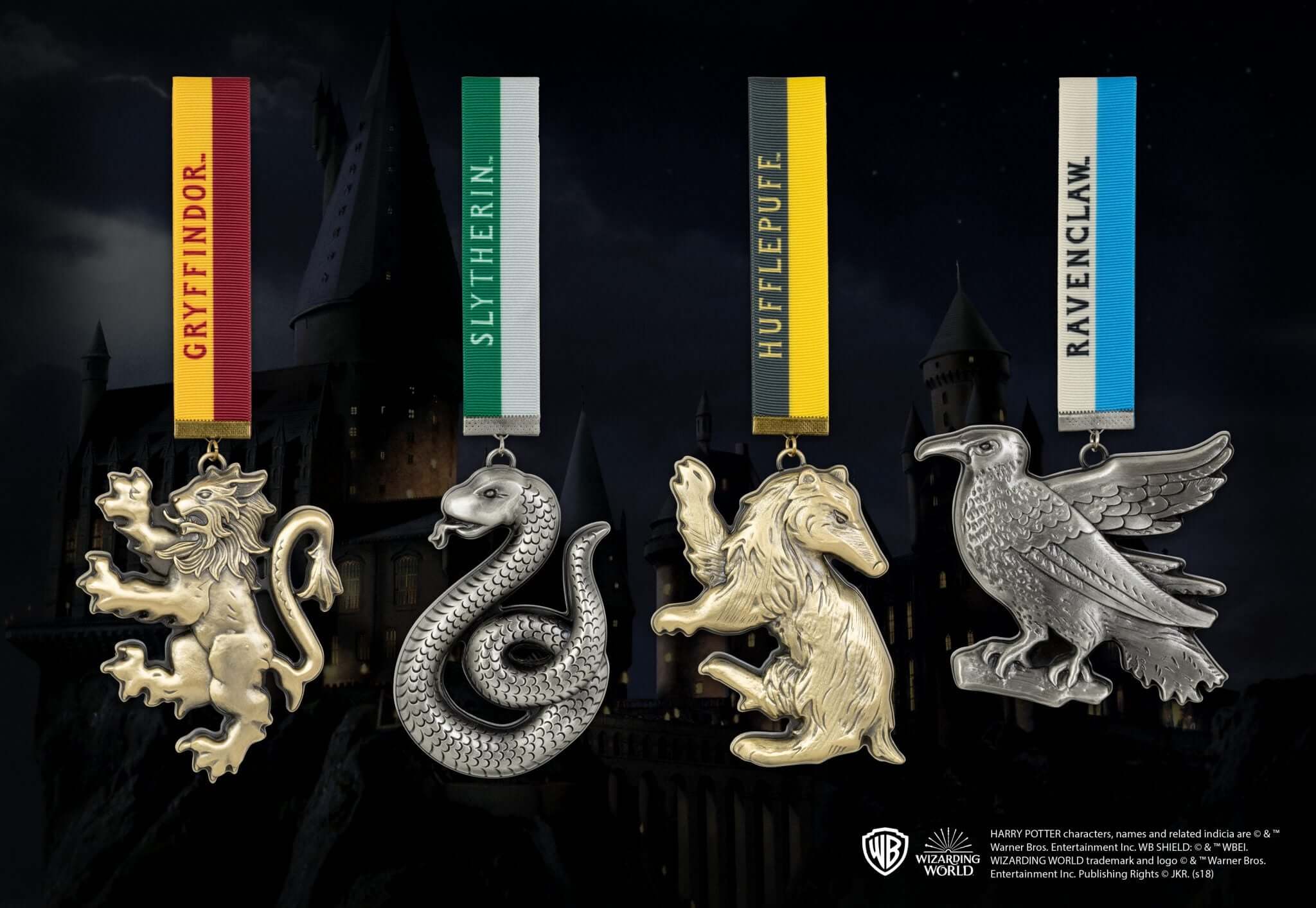 Hogwarts Mascot Ornaments - Olleke Wizarding Shop Amsterdam Brugge London