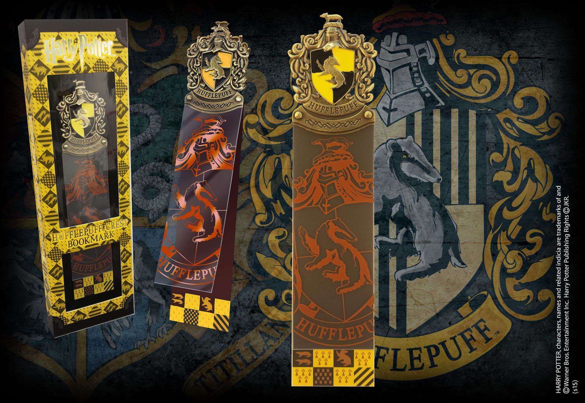 Hufflepuff Crest Bookmark - Olleke Wizarding Shop Amsterdam Brugge London