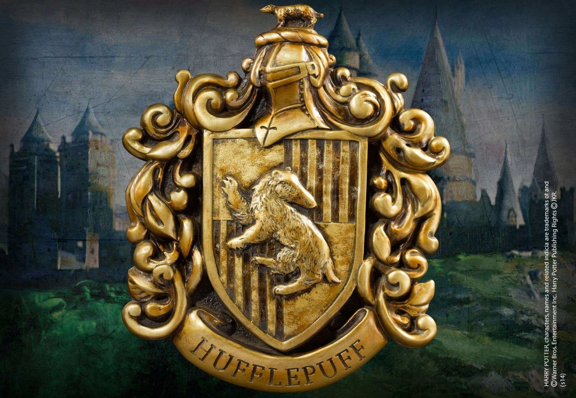 Hufflepuff Crest Wall Art - Olleke Wizarding Shop Amsterdam Brugge London