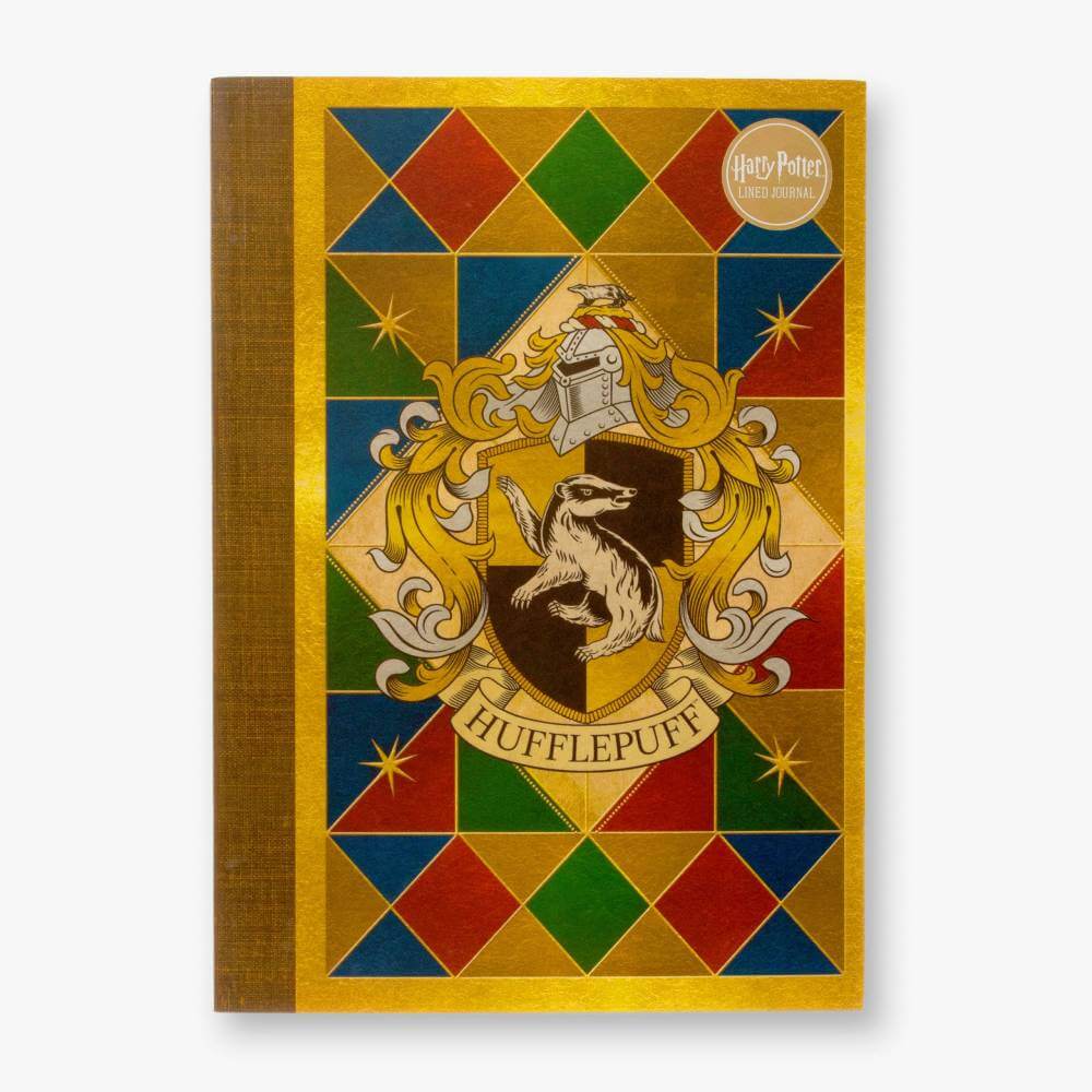 Hufflepuff House Crest Notebook - Olleke Wizarding Shop Amsterdam Brugge London