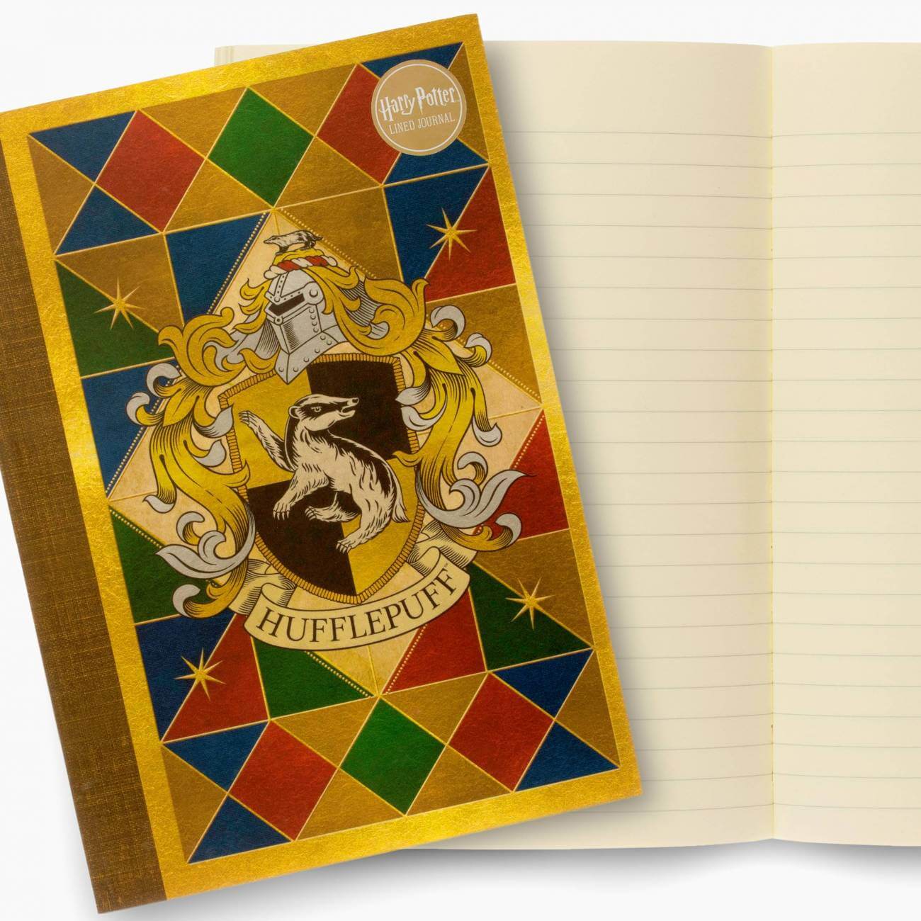 Hufflepuff House Crest Notebook - Olleke Wizarding Shop Amsterdam Brugge London